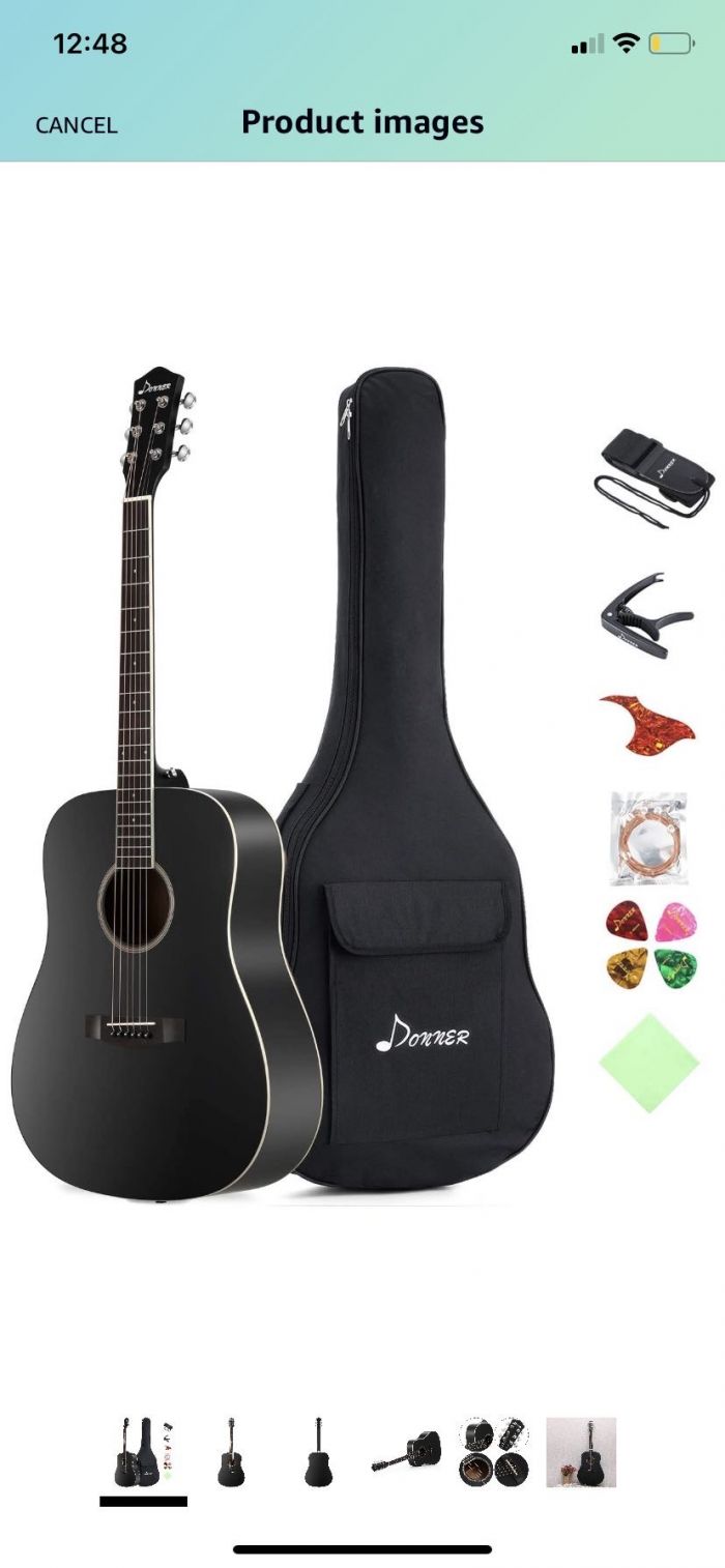 吉他转卖，原价120欧，购于2020年7月，有琴袋，40欧