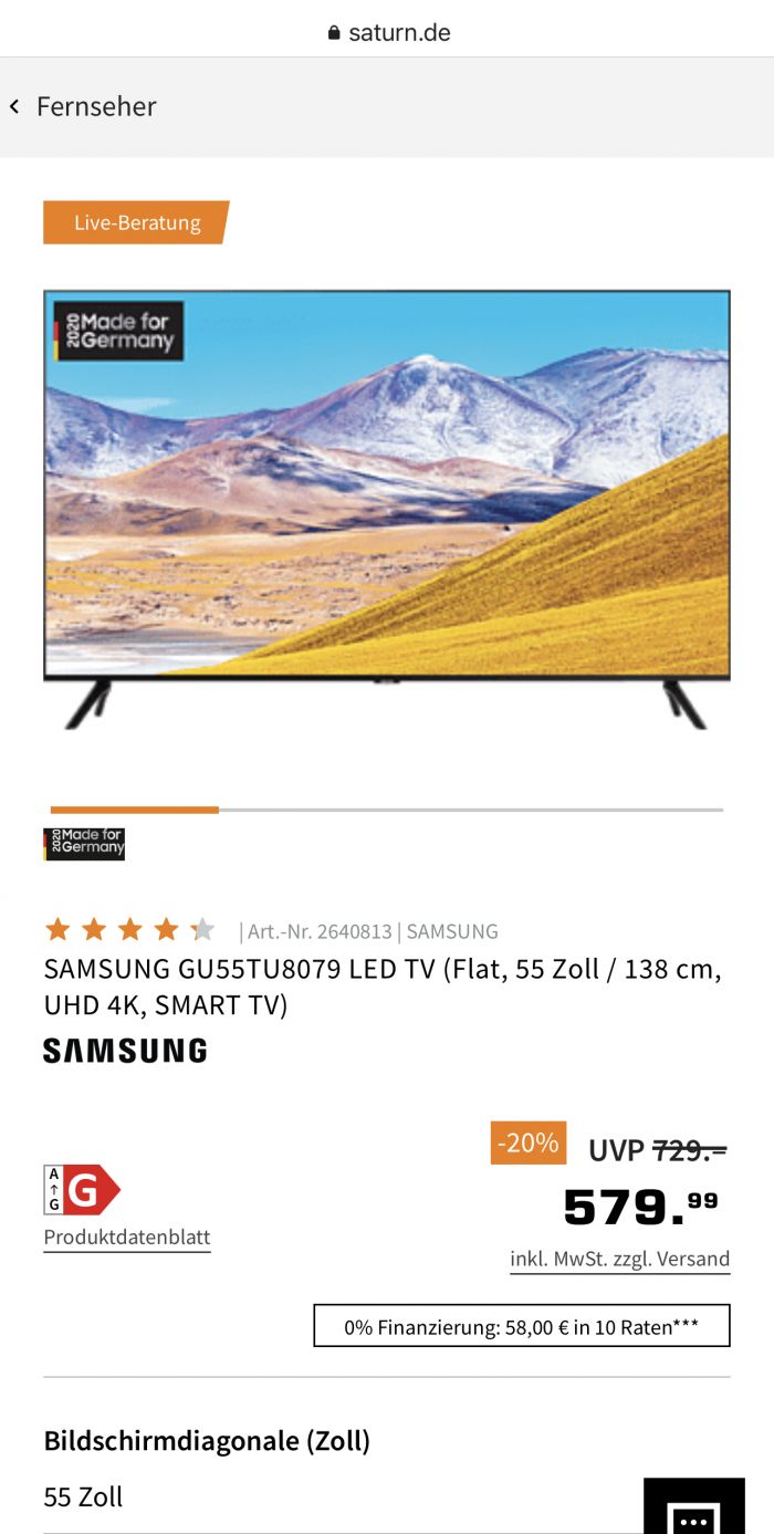 杜塞出九成新Samsung 55寸智能LED电视